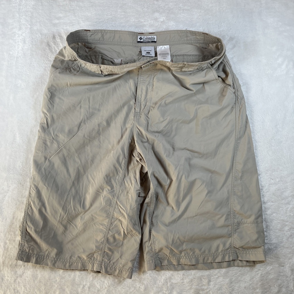 Men's Columbia Stretch‎ Long  Out Door Shorts Size Large